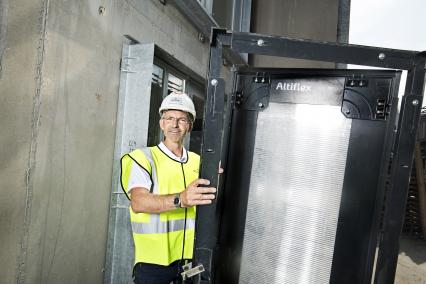 Aflukning af klimaskærm