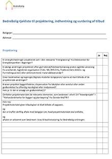 BedreBolig-tjekliste til projektering, indhentning og vurdering af tilbud (store bygninger)